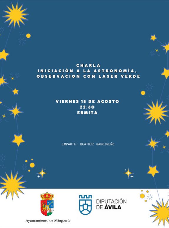 CHARLA INICIACIÓN A LA ASTRONOMÍA Y OBSERVACIÓN CON LÁSER VERDE