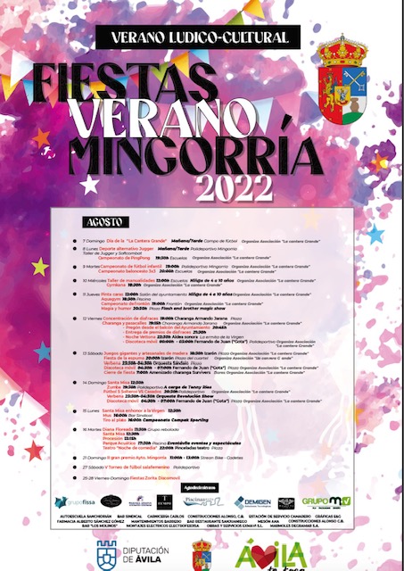 FIESTAS VERANO MINGORRÍA 