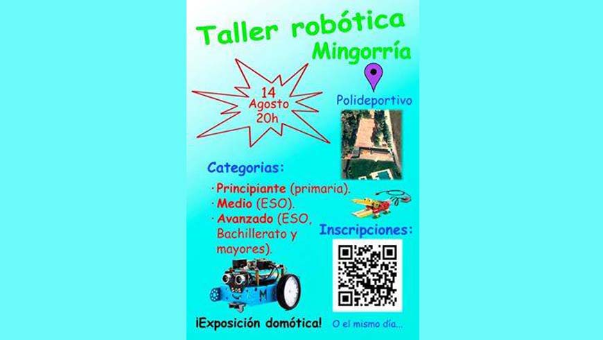 ¡Taller de Robótica en el Polideportivo de Mingorría!